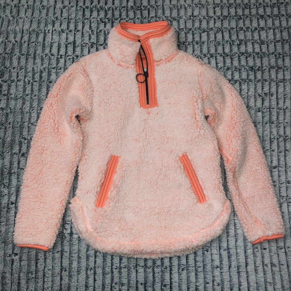 Toddler Girl Sherpa Pullover
